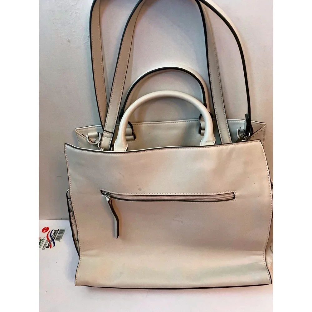 Fiorelli Floral Bird Print Satchel Bag white floral  Top‎ Handle Crossbody